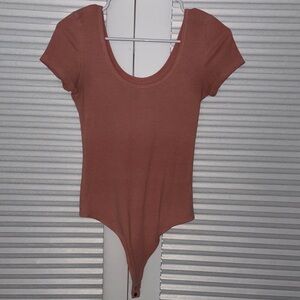 American Eagle Outfitters Terracotta Bodysuit